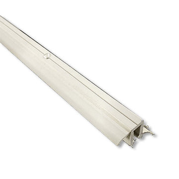 PINNACLE HEAD JAMB PARTING STOP, 6' DOOR, W/ SCREW HOLES - BEIGE / TAN